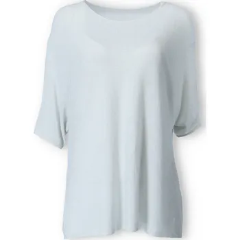 Dámský svetr Halenka oversize lurex DZ-8900 barva: bílá