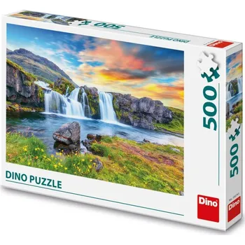 Puzzle Dino ISLANDSKÝ VODOPÁD 500 Puzzle FSC