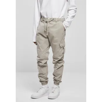 Pánské kalhoty Pánské bavlněné kapsáčové kalhoty Urban Classics Barva: wolfgrey, Velikost: 5XL