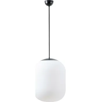 OSMONT TAN66456 TANIA P2 závěsné skleněné svítidlo černá / bílá IP40 3000 K 41W LED