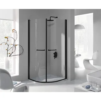 Sanplast Sprchový kout čtvrtkruhový KP2/PRIII, dvoukřídlé dveře, R550