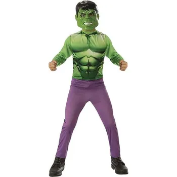 Karnevalový kostým Rubies USA - Klasický kostým Hulk pro chlapce - The Avengers - 3-4 years