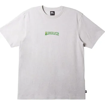 Pánské tričko Pánské Tričko s krátkým rukávem QUIKSILVER ISLAND SUNRISE AQYZT09543-SCVW – Bílá XL