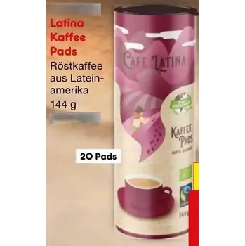 Cafe Latina kávové kapsle 20 ks 144 g