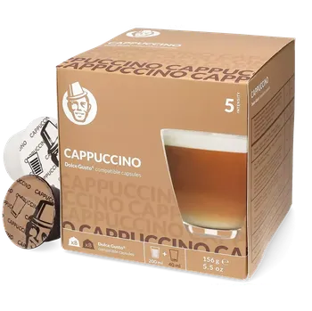 Káva Kaffekapslen | Cappuccino - Počet kapslí pro Dolce Gusto: 16