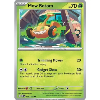 Sběratelská karetní hra Mow Rotom 009/182 - Destined Rivals Typ karty: Reverse Holo