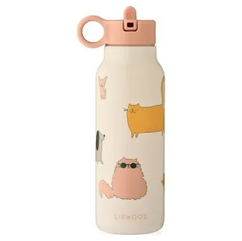 Termoska Liewood Falk Termoláhev 350 ml - Cats and Dogs/Sandy
