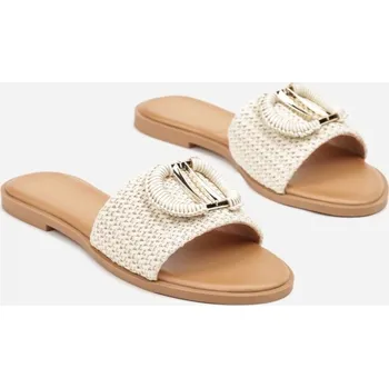 Dámské pantofle Letní pantofle v béžové Q7055-42 barvě, VELIKOST 38