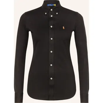 Polo Ralph Lauren Dámská Košilová Halenka Z Piké, černá, 36