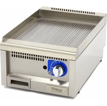 Kuchyňský gril Maxima Komerční grilovací pánev s drážkami - plynová - 60 cm hluboká