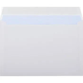 Obálka Obálka C6 KP 75g Bílá, krycí páska, vnitřní potisk