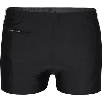 Pánské plavky Jacob Black boxer plavky s kapsičkou AB 073 L černá