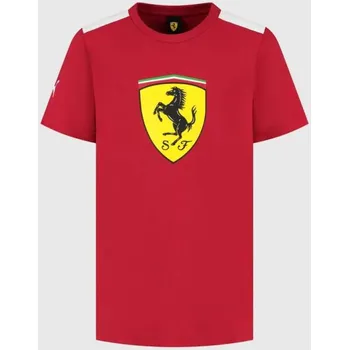 Pánské tričko Fanouškovské tričko Scuderia Ferrari F1 s logem tmavě červené M