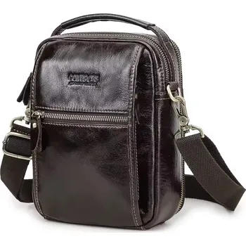 Contacts® kožená taška přes rameno Doumerc 3L