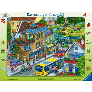 RAVENSBURGER Puzzle - Naše zelené město (24 dílků)