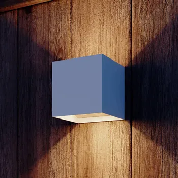 Lampička Calex LED akumulátorové venkovní nástěnné svítidlo Volterra, bílé, IP44 bílá LED 5 W celkem - Doprava zdarma