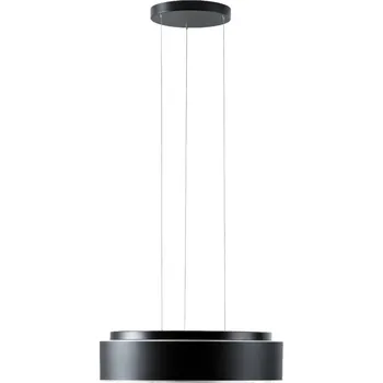 OSMONT ERI67918 ERIS LEC4 závěsné skleněné svítidlo černá / bílo - černá IP40 4000 K 48W LED