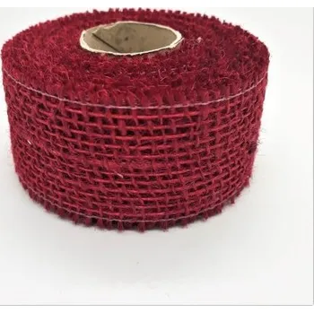 Stuha Juta stuha vínová 5 cm 5m