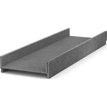 Zahradní obrubník Záhonový chodník Traplast T22501 - šedý (1,2 m)