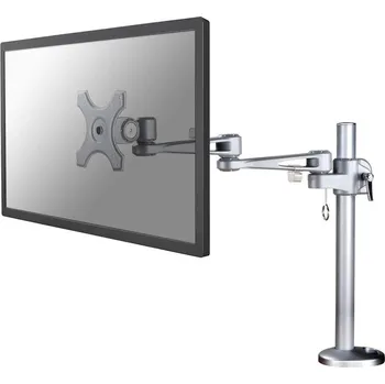 Monitor Neomounts FPMA-D935G /Držák displeje/na stůl/10-30"/průchodka/3čepy/VESA 100X100/nosn.10kg/1 displej/stříbrný