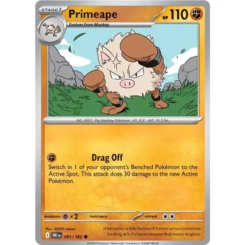 Karetní hra Primeape 091/182 - Destined Rivals Typ karty: Reverse Holo