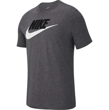 Pánské tričko Pánské Tričko NIKE M NSW TEE ICON FUTURA AR5004-063 – Šedá XXL