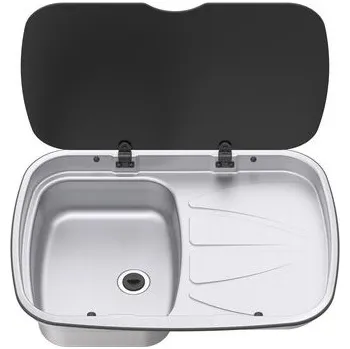 Nerezový dřez Nerezový dřez s odkapávačem Thetford - pravý nebo levý Varianta: Odkapávač vpravo