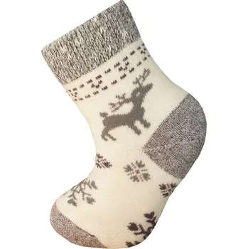 Pánské ponožky Art.18 Dětské zimní termo ponožky Knebl - Sob, velikost 19-21