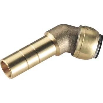 Instalatérský materiál Zásuvný fitink SharkBite úhelníky mosaz 22 mm x 22 mm