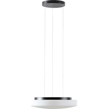 OSMONT EDN67953 EDNA LE5 závěsné skleněné svítidlo černá / bílá IP40 4000 K 24W LED