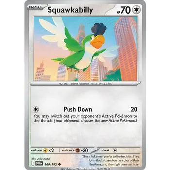 Sběratelská karetní hra Squawkabilly 160/182 - Destined Rivals Typ karty: Non-Holo