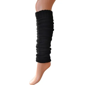 Pánské ponožky Art.57 Hřejivý NÁVLEK NA NOHY Knebl - Uni Size černý