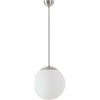 OSMONT ADR60565 ADRIA P2 závěsné skleněné svítidlo nerez broušená / bílá IP40 4000 K 20W LED