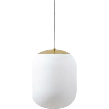 OSMONT TAN62384 TANIA S1 HP závěsné skleněné svítidlo mosaz leštěná / bílá IP40 3000 K 52W LED