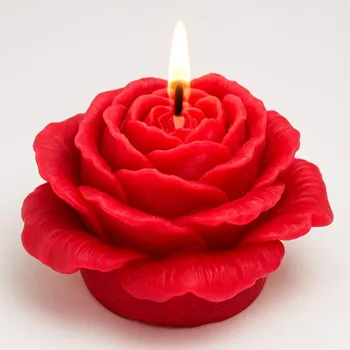 Svíčka Vonná svíčka Pivoňka | 70 g | Svíčkománie3D | Barva: Červená