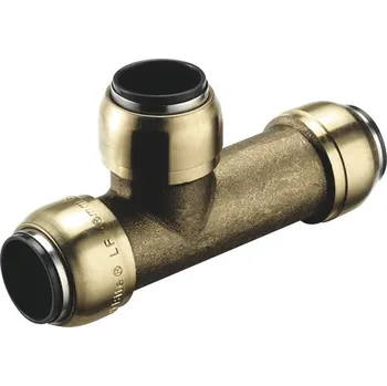 Fitinka Zásuvný fitink SharkBite t-kus i/i mosaz 22 mm x 22 mm SBE0322S