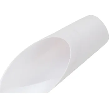 Příslušenství pro skleník Víceúčelová zahradnická lopata z plastu 17 x 7 cm Lehká odolná lopatka v japonském stylu na přesazování sázení a kypření zeminy bílá