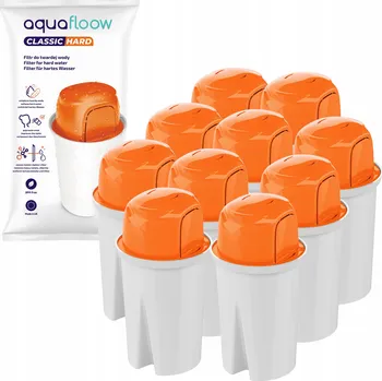 vodní filtr 10 FILTRŮ AQUAFLOOW CLASSIC HARD PRO SKLENĚNÉ DŽBÁNY DAFI CRYSTAL, NÁHRADNÍ