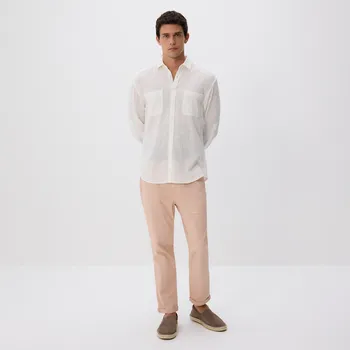 Reserved - Bavlněné kalhoty chino slim - růžová - 5945L-30X - 5945L-30X-L