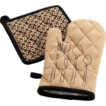 Chňapka Douceur d'intérieur Kuchyňská chňapka CUISLINE, recyklovaná bavlna, béžová