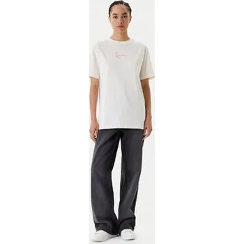 Dámské tričko Karl Kani T-Shirt Signature Cherry Print PD00005460 Bílá Oversize S