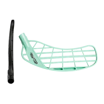 Florbal SALMING Raptor Blade Touch Plus Mint Green R - Pravá ruka dole/Světle zelená/měkká - Touch Plus (PP)