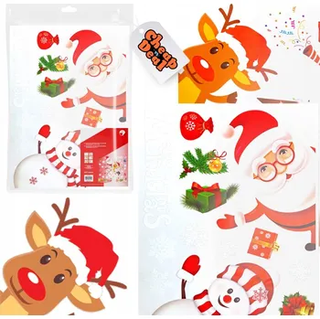 Vánoční dekorace Výhodná nabídka: VÁNOČNÍ NÁLEPKY NA OKNO, VÝLOHU, DEKORACE - Mikuláš