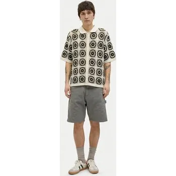 Pánská košile Jack & Jones Košile Cartagena 12278724 Béžová Loose Fit M