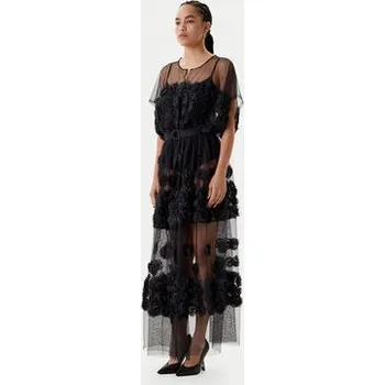 Dámské šaty NORMA KAMALI Koktejlové šaty ST1253BDP31001 Černá Loose Fit L