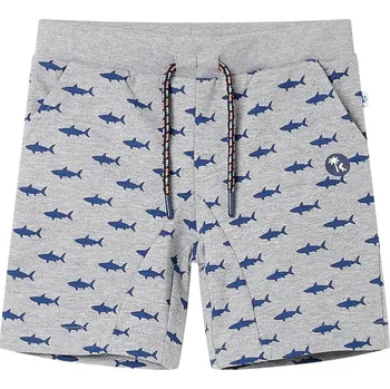 Chlapecké kraťasy Dětské kraťasy se šňůrkou světle šedá melanž 128