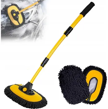 Mycí kartáč na vozidlo TELESKOPICKÝ KARTÁČ NA MYTÍ AUTA S HUSTOU HOUBIČKA, DÉLKA 102 CM