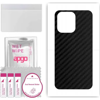 Pouzdro na mobilní telefon Fólie / Ochranná fólie na ZÁDA pro OnePlus 13T - Karbonová Černá