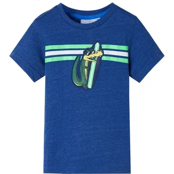 Chlapecké tričko Dětské tričko tmavě modré melanž 116