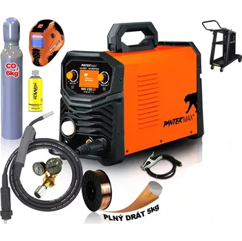 Svářečka PANTERMAX® MIG230DP invertorová svářečka MIG/TIG/MMA SET5